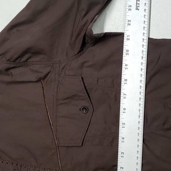 Le Jean De Marithe Francois Girbaud Button Up Shirt Men’s XL Brown Rodeo Rancher - Picture 11 of 13